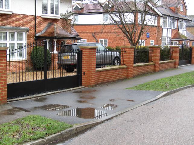 Flood Divert metal flood gates