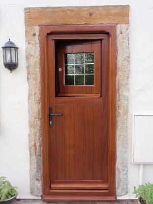 hardwood flood stable door