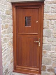 A Flood Divert Flood Resistant Door in Hardwood